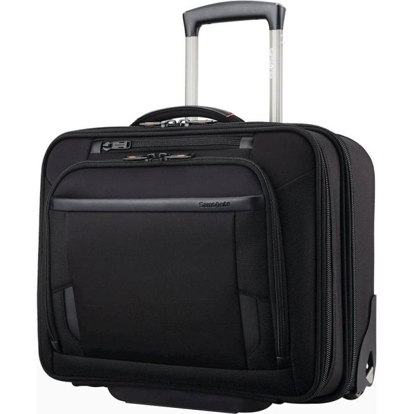 Pro Upright Mobile Office 18" Spinner Suitcase - Black