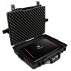 Waterproof Hard Case Fits up to 17" Inch Laptop - Black