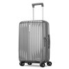 UpLIFT HS 20" Expandable Carry on Spinner Suitcase - Silver Shimmer