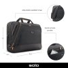 Focus Portfolio Briefcase for 17.3" Laptop - Black/Orange